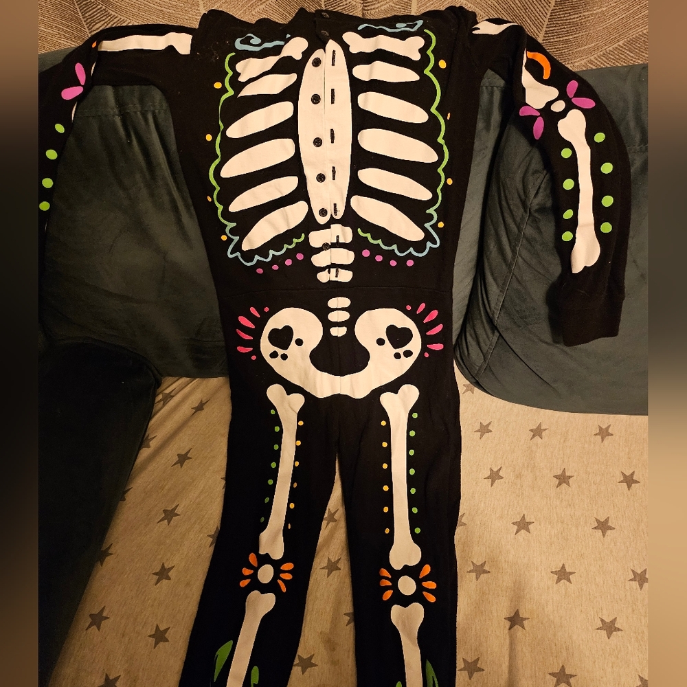 Old navy day of the dead skeleton pajamas